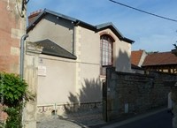 L'entrée au 61 rue Daubigny, Auvers-sur-Oise, France